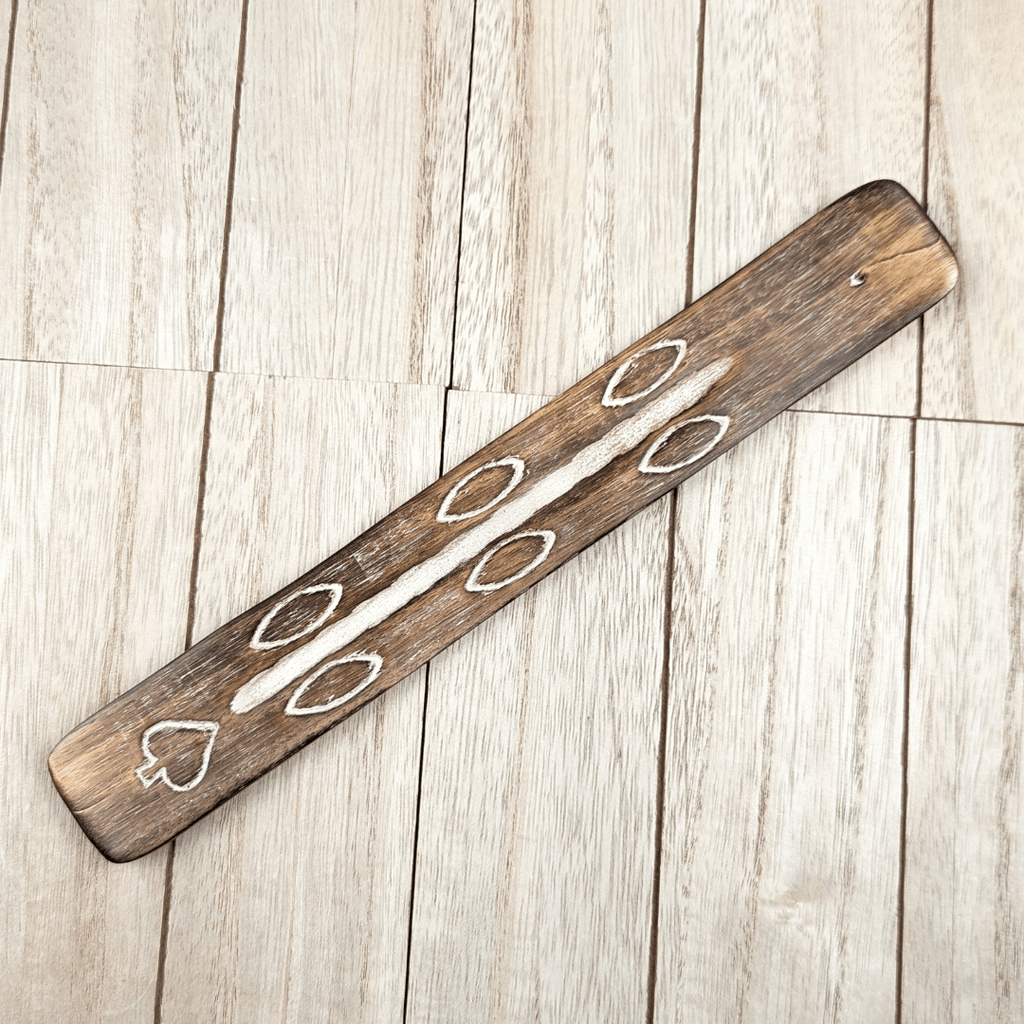 Rustic Wooden Incense Holder - Zen Collection