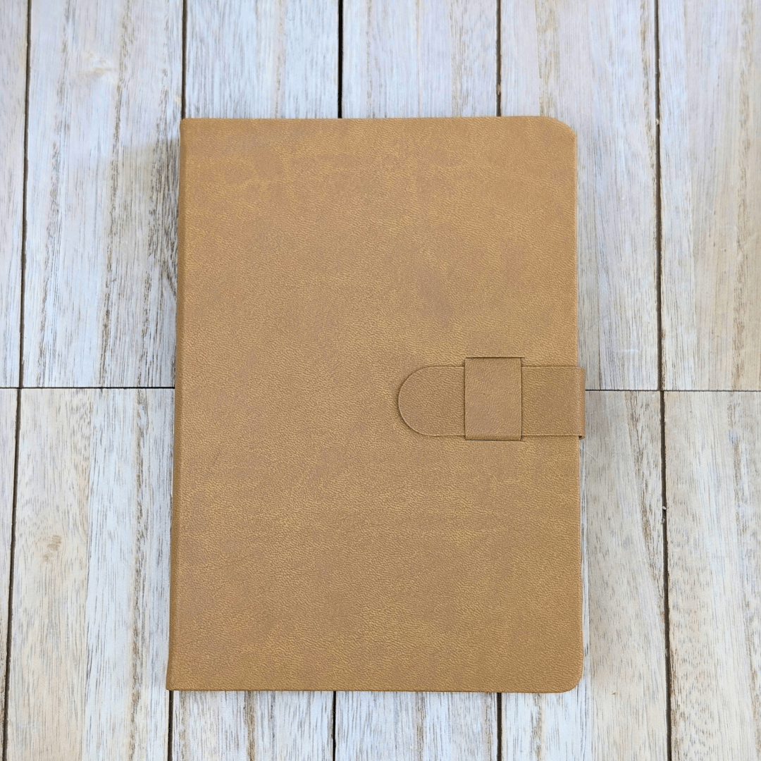 Beige Vegan Leather Journal