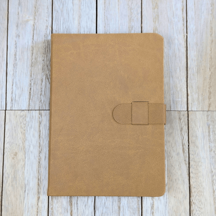 Beige Vegan Leather Journal
