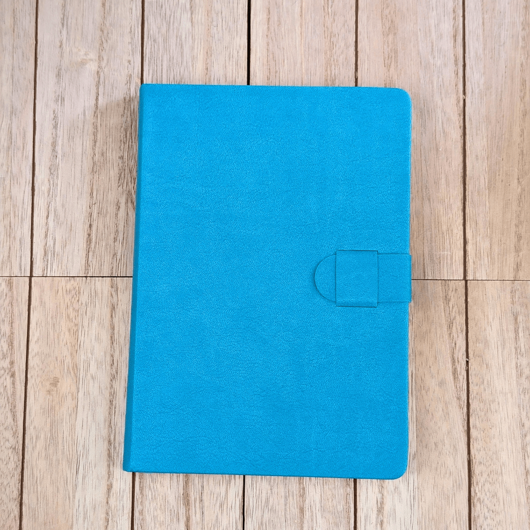 Teal Vegan Leather Journal
