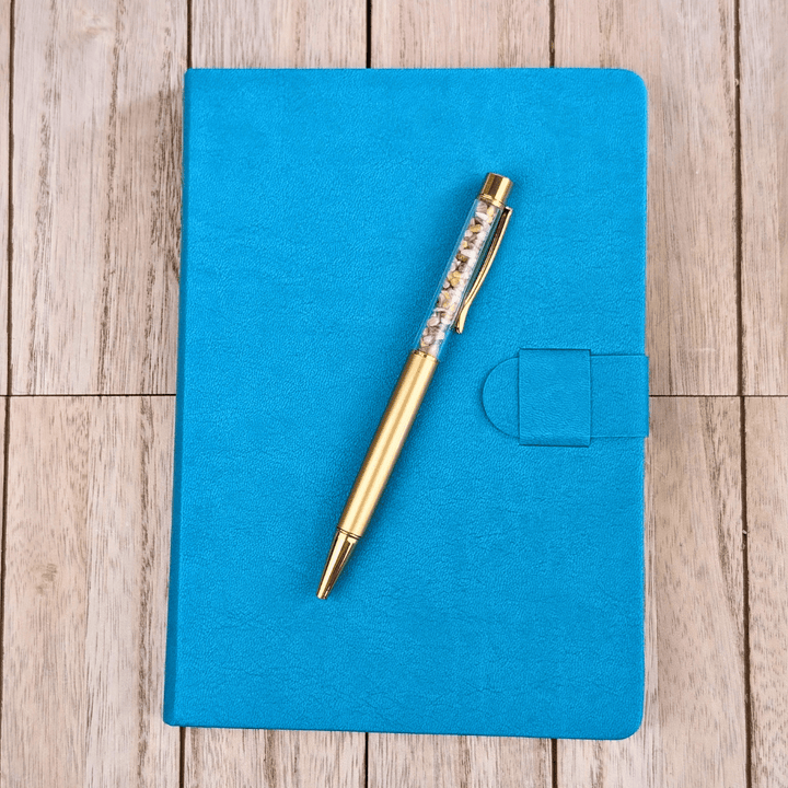 Teal Vegan Leather Journal