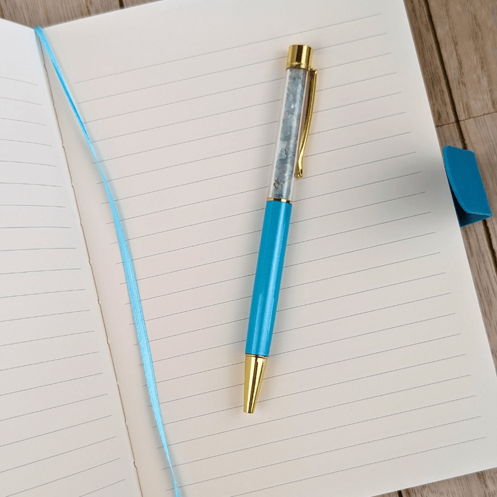 Teal Vegan Leather Journal