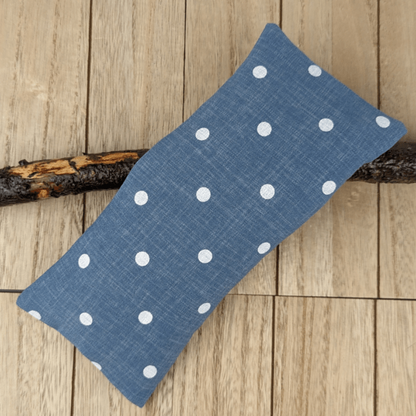 Blue Polka Dot Eye Pillow - Zen Collection