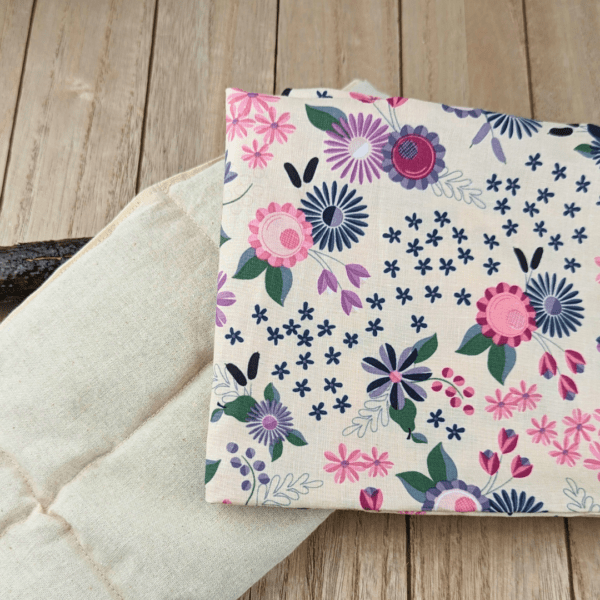 Zen Collection Spring Blossom neck wrap with flaxseed and herbs