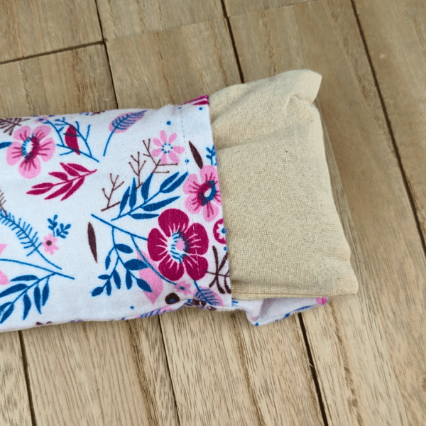 Zen Collection eye pillow in wildflower pattern for comfort