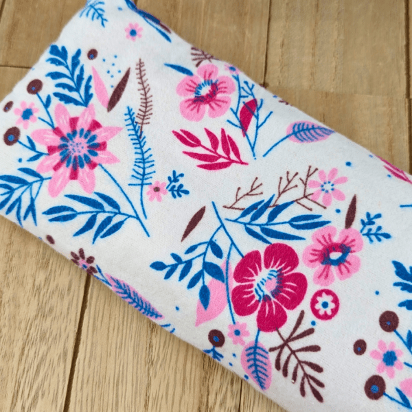 Wildflower-inspired eye pillow for meditation and self-care