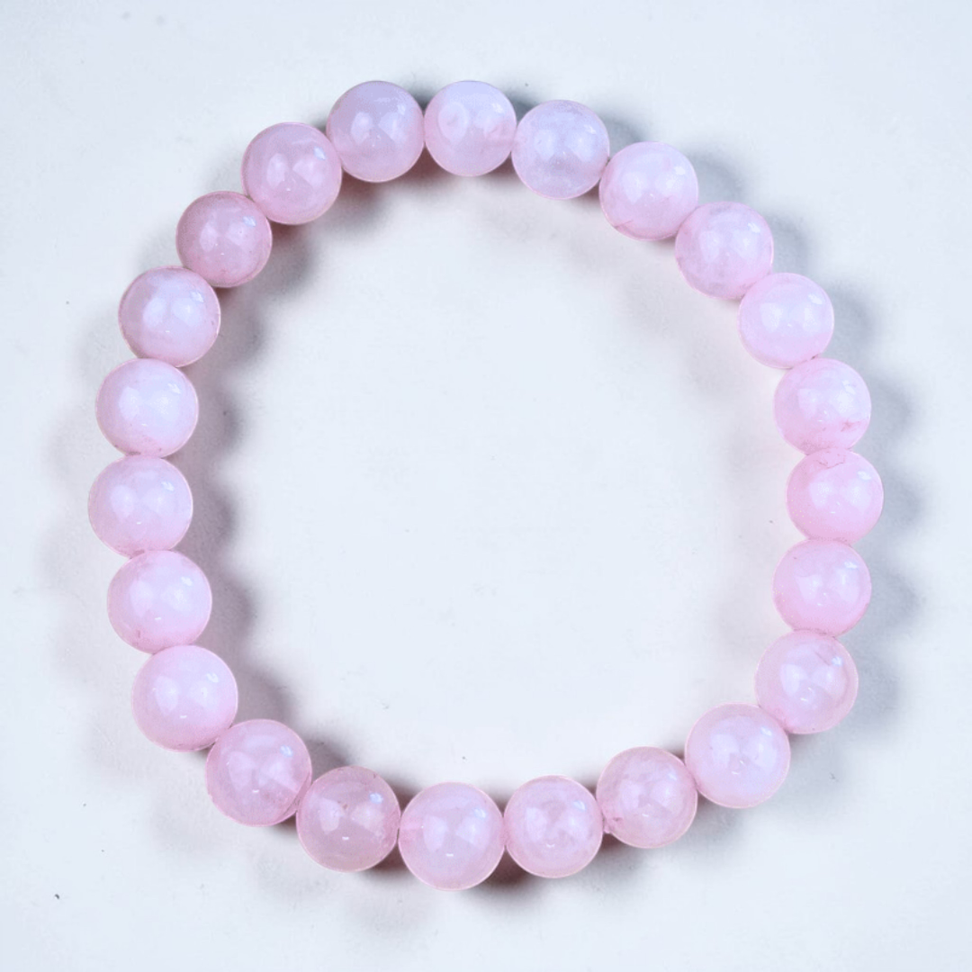 Ensemble Mala et Bracelet en Quartz Rose