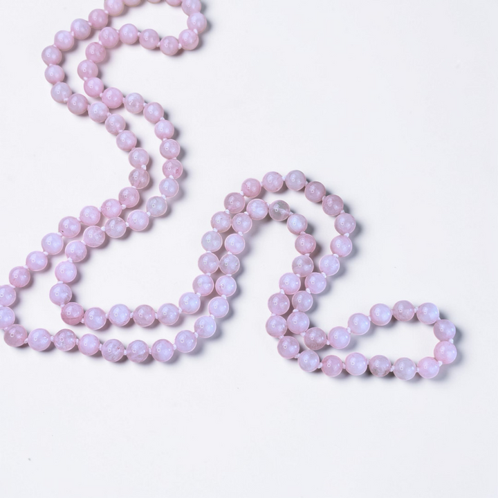 Ensemble Mala et Bracelet en Quartz Rose