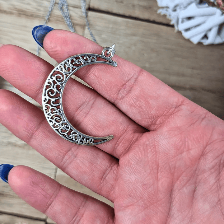 Collier Lune en Argent