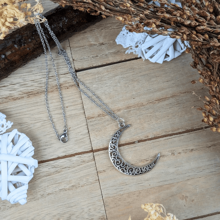 Collier Lune en Argent