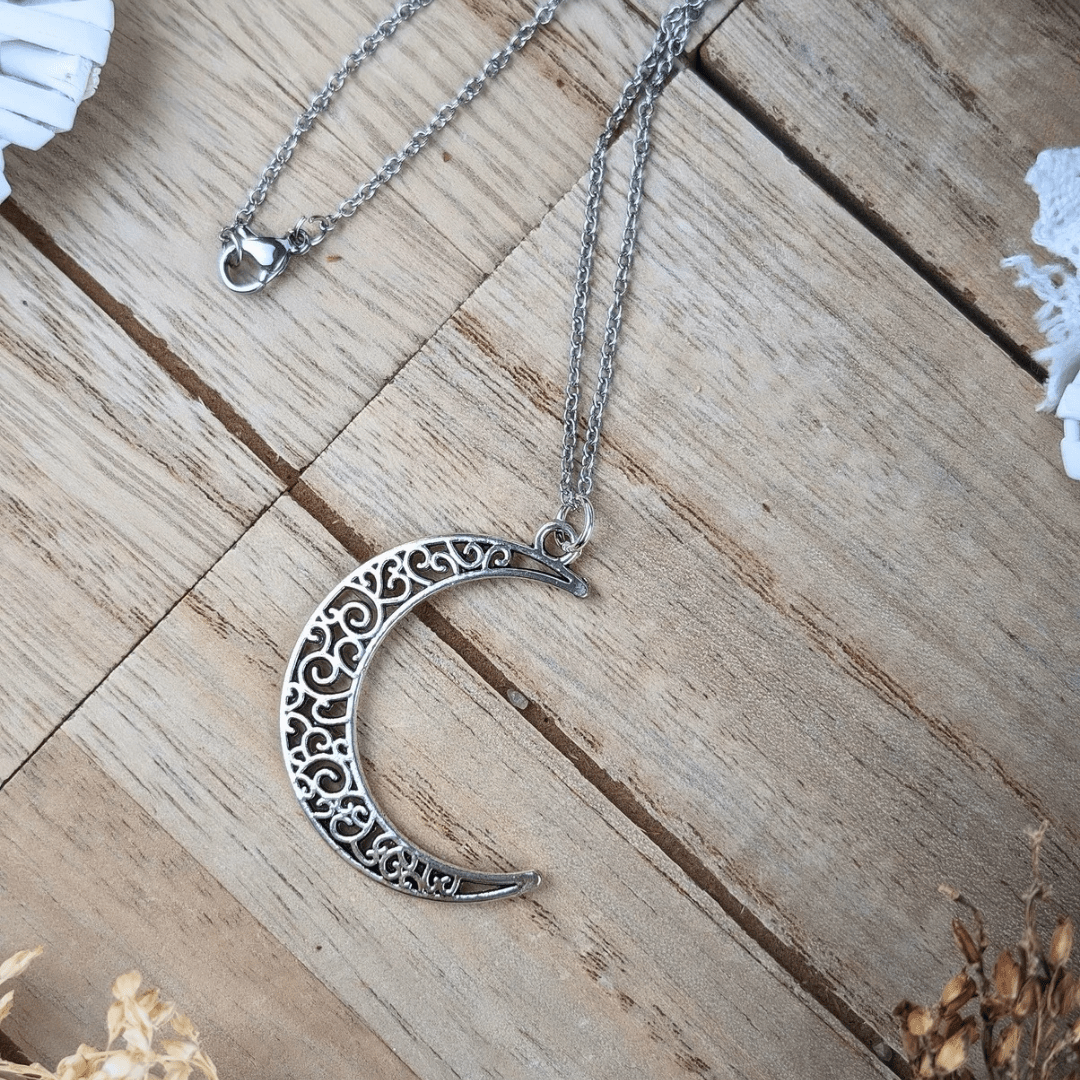 Collier Lune en Argent