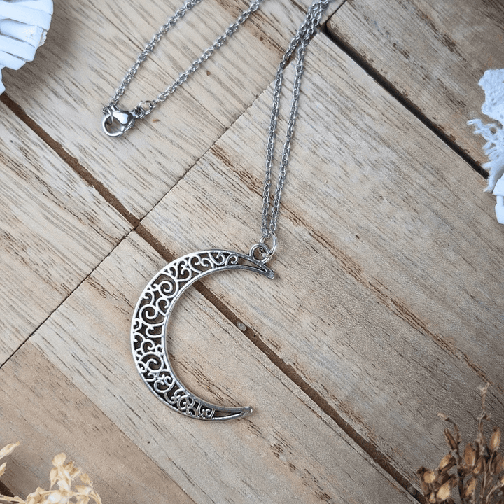 Collier Lune en Argent