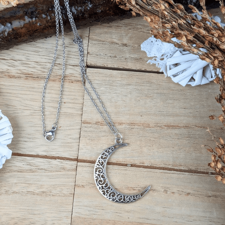 Collier Lune en Argent