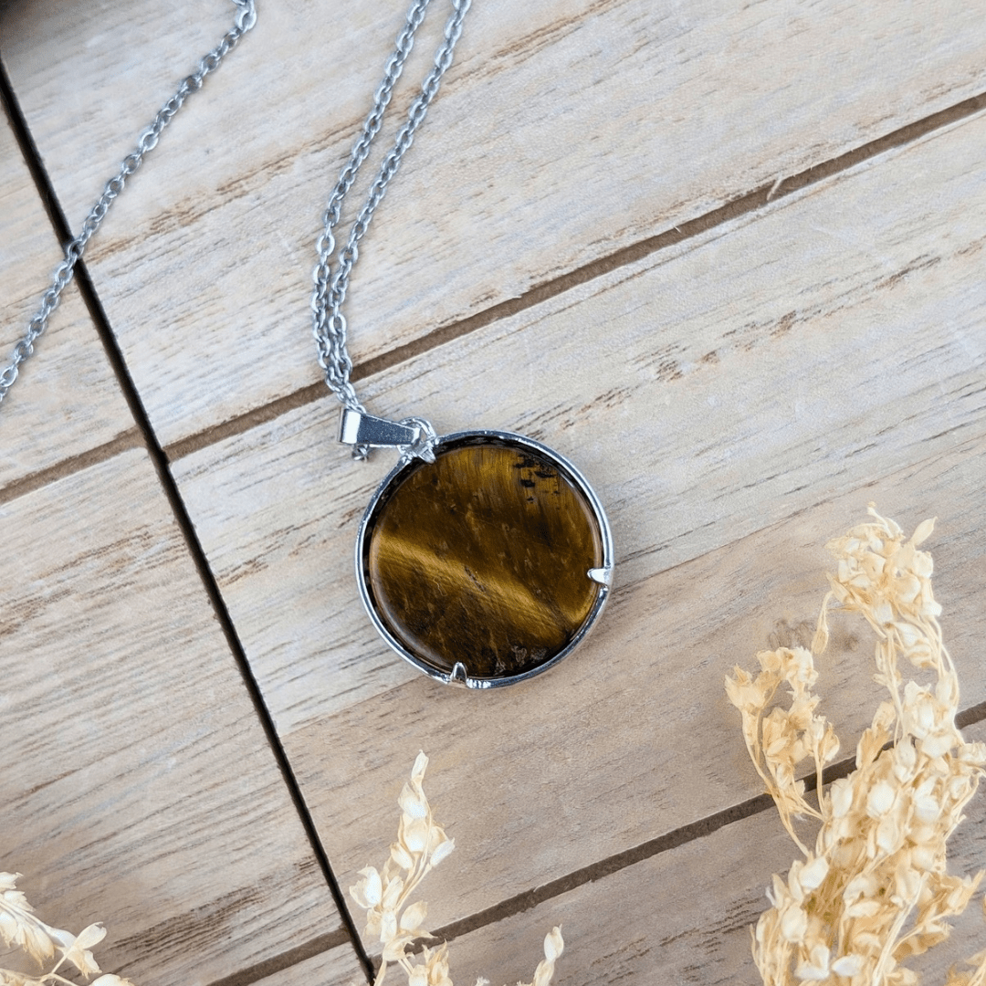 Tigers Eye Tree of Life Necklace