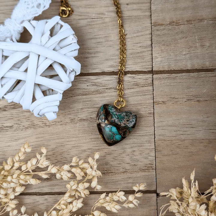Bronzite and Imperial Jasper Necklace