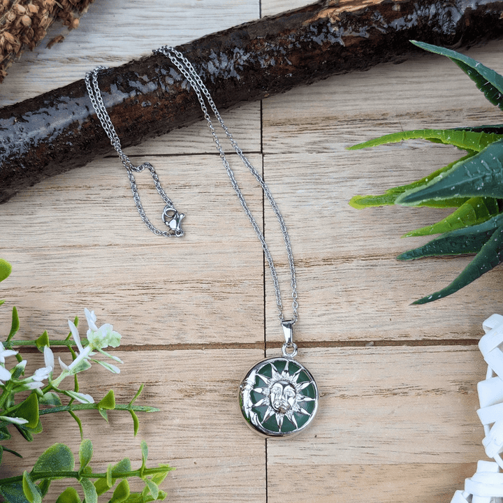 Collier Céleste en Aventurine Verte