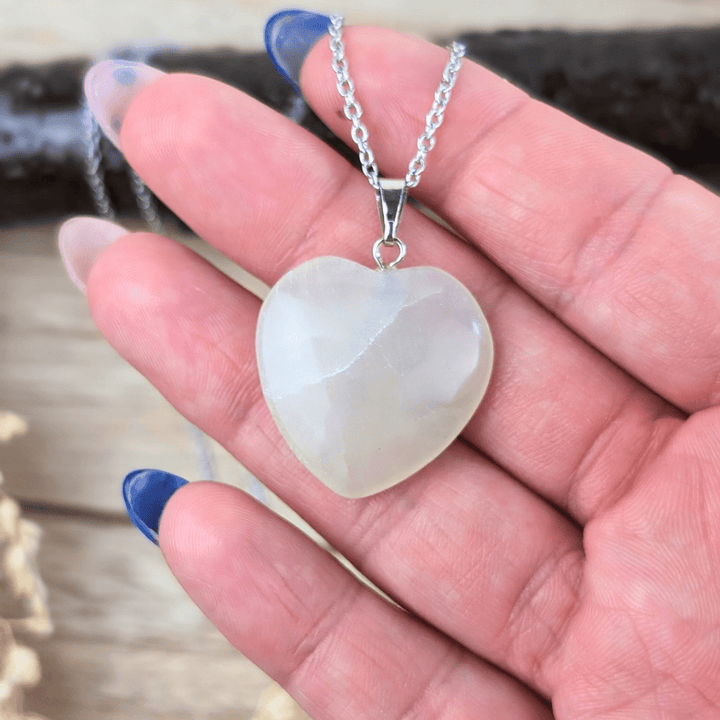 Collier Coeur en Jade