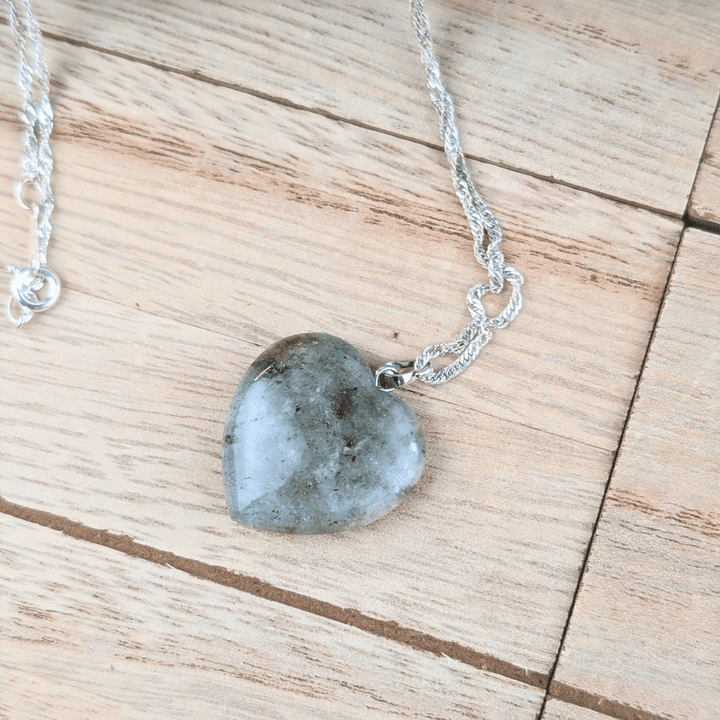 Labradorite Heart Necklace