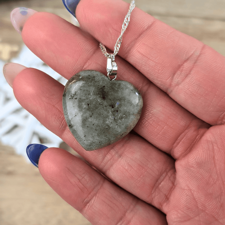 Labradorite Heart Necklace
