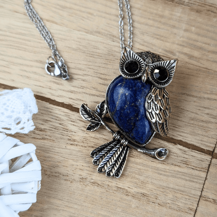 Collier Hibou Lapis